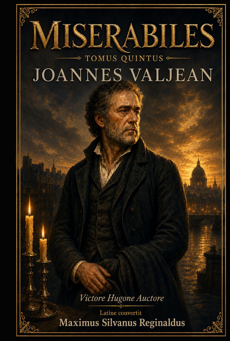 Tegumentum libri: Miserabiles: Tomus Quintus · Joannes Valjean